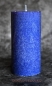 Preview: Hexenshop Dark Phönix Altar Öko durchgefärbte Stumpenkerze blau ø 60 x 120 mm